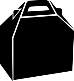 Box Of Food Package Icon Svg Vector, Free Vectors File